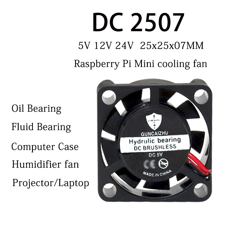 NUOVO 2507 Ventola 25x25x7MM C - Raspberry Pi Water Cooling Kit recensione e prezzo