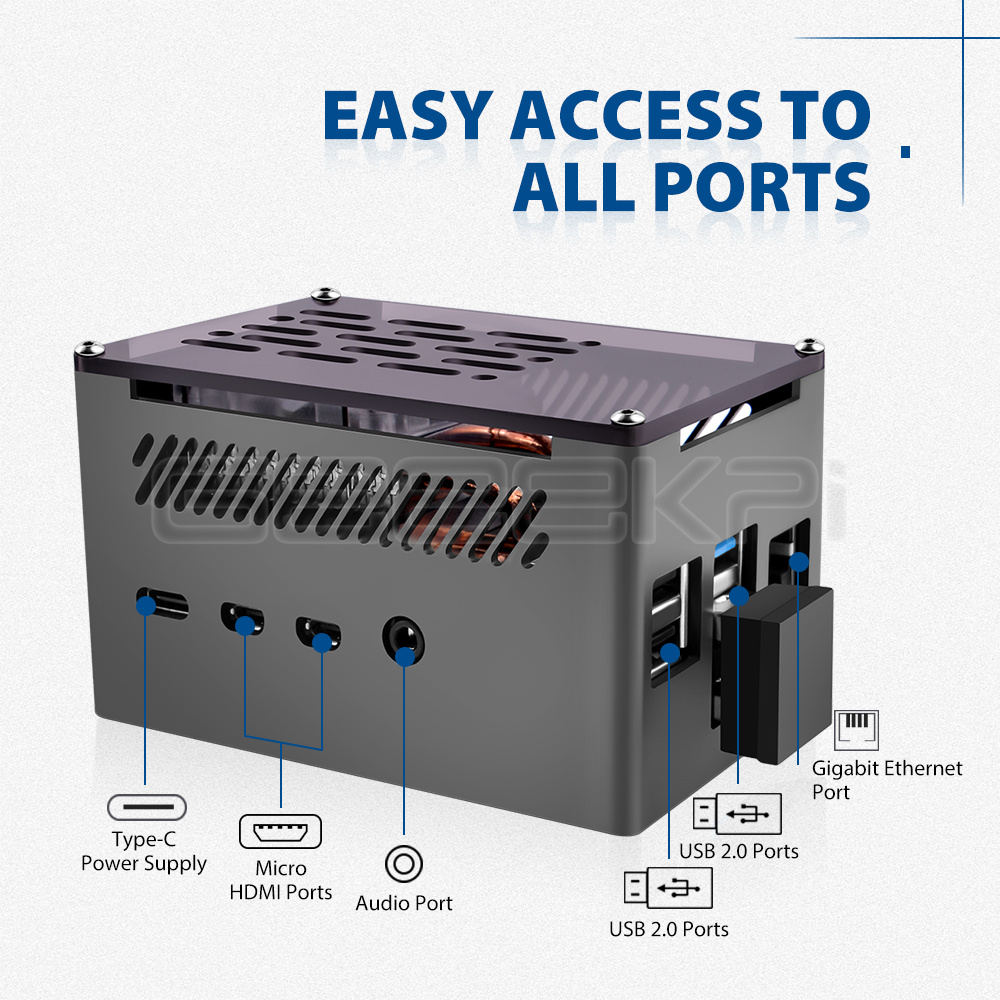 GeeekPi Custodia in mattoni in - Argon One V3 M.2 Nvme Case recensione e prezzo